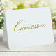 Impressive Script Folded Note Cards - Raised Ink Image 3 of 3